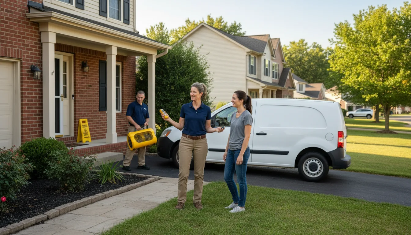 Residential water damage restoration in Forestville, MD